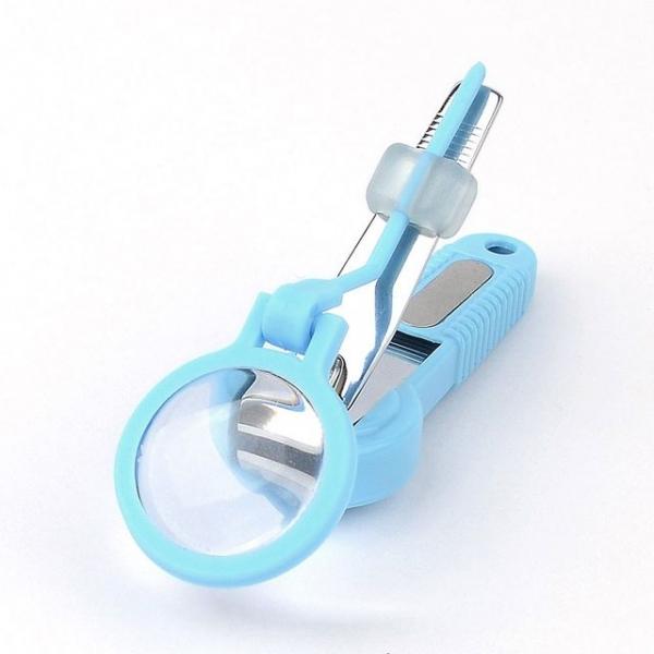 돋보기 각도조절 손톱깎이 X2개 탈착식 소형 손톱가위