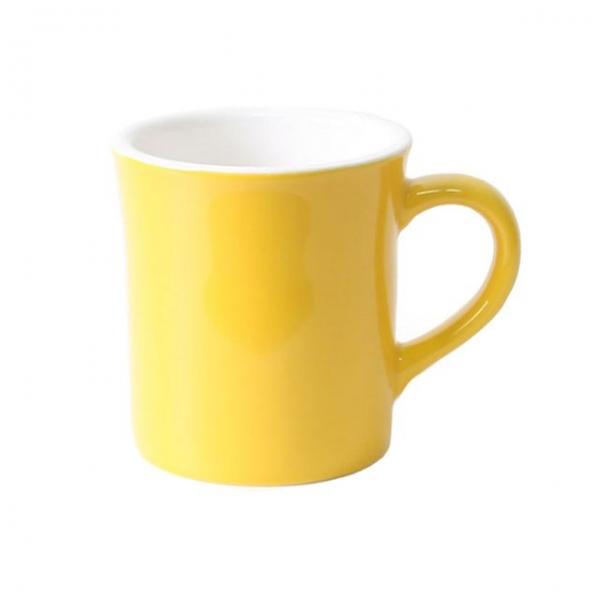 모던 심플컬러 머그컵 (옐로우) 도자기머그컵 머그잔