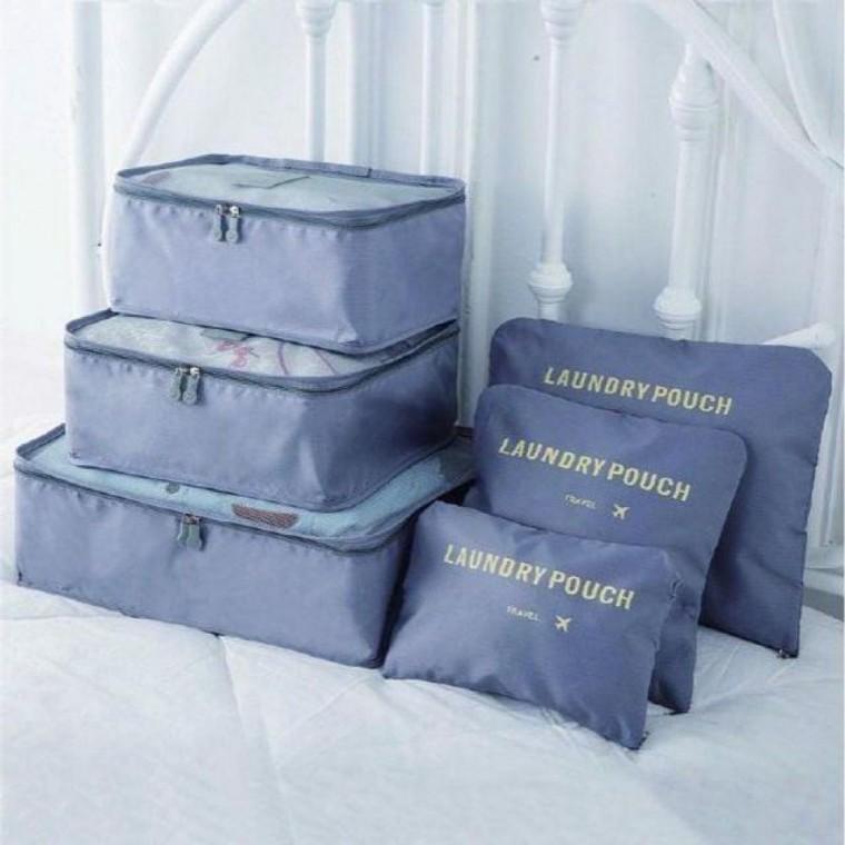 기회공작소 여행용 파우치 6종 세트 패션잡화 소형 여행 소품파우치 te 여행 소품 여행파우치백 빅터 다용