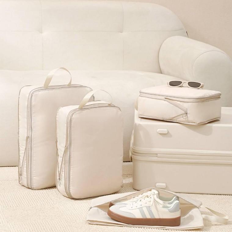 파우치 이불 여행용 부피 압축 4종세트 파우치