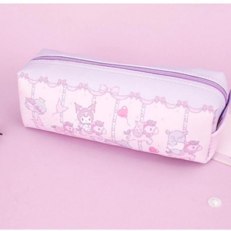 회전목마 사각 파우치 다용도 필통 펜파우 치신학기 새학기 입학선물