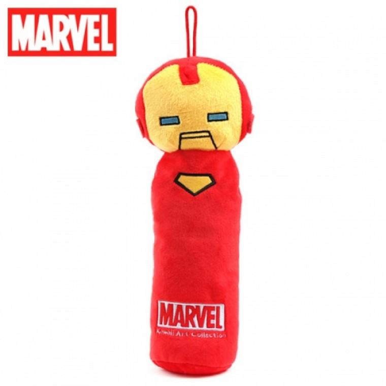 마블 아이언맨 원형필통 파우치-27cm