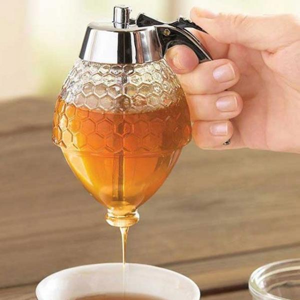 꿀통 디스펜서 보관 용기 1P 꿀병 시럽통 담금주