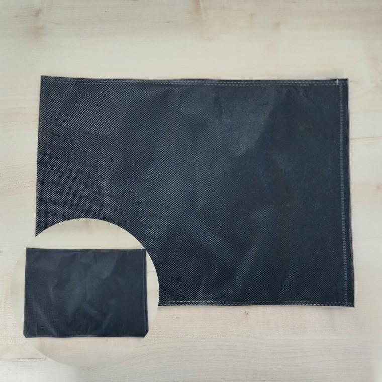 부직포 더스트백 블랙 28x37cm 홈수납파우치 옷보관파우치 부직포수납백