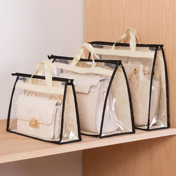키밍 고급형 투명 지퍼형 가방 보관함 수납함 정리함