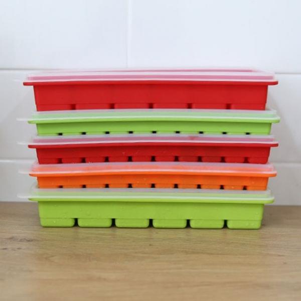 여름 홈카페 국내생산 스틱형 실리콘 얼음트레이 10홀