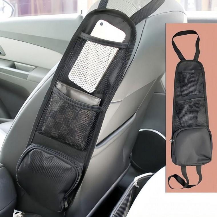 차량용 사이드 원터치 수납파우치 2p 자동차 공간활용 소품 정리 포켓