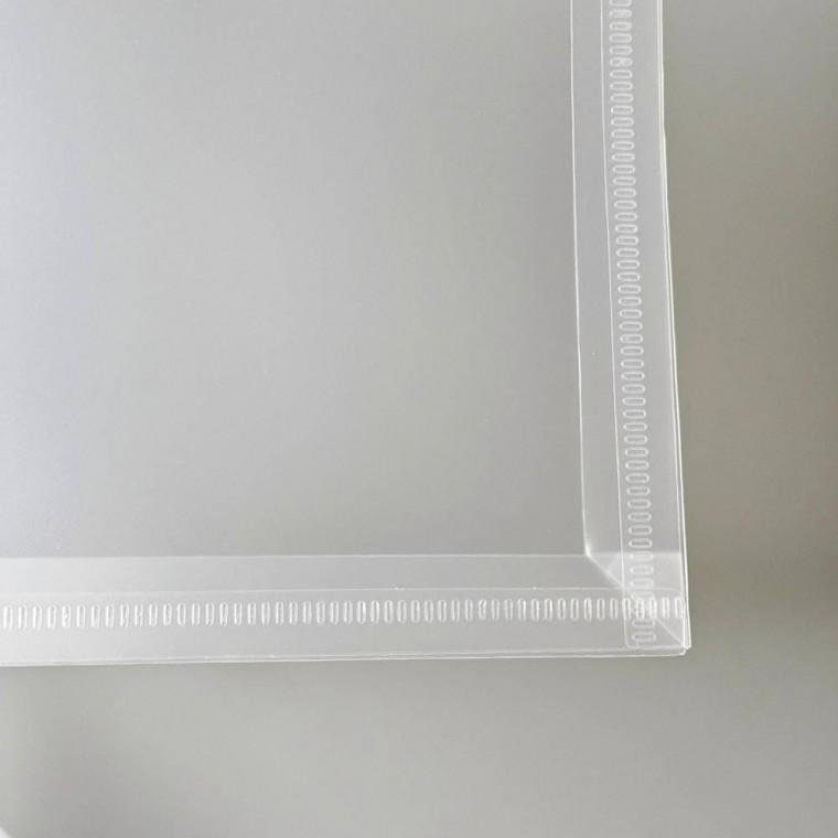 지퍼 파우치 스탠드 투명 클리어 A4 포켓 파일