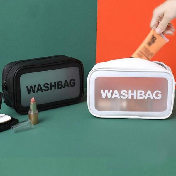 키밍 여행용 세면파우치 화장품 여행용워시백 블랙 워시백