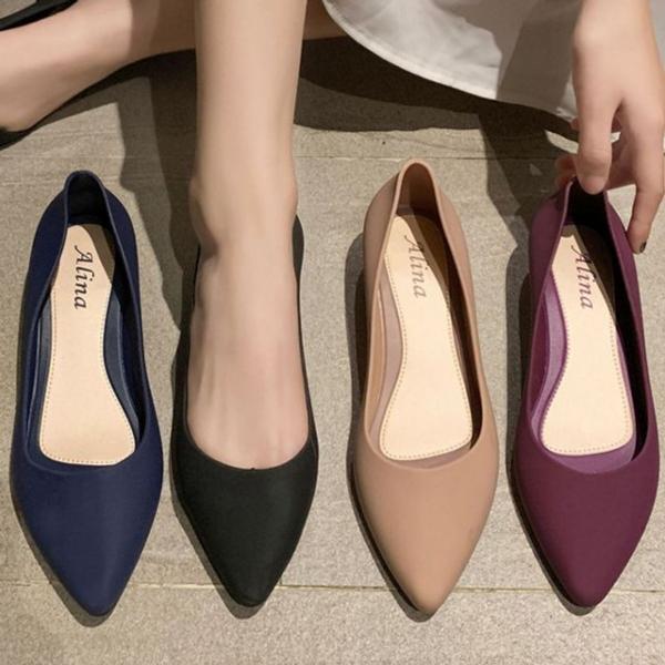 장마철 장화 플랫슈즈 젤리슈즈 레인부츠