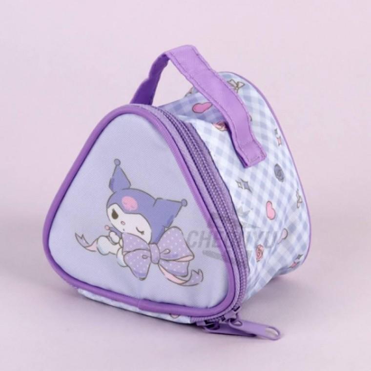 삼각 빅리본 파우치