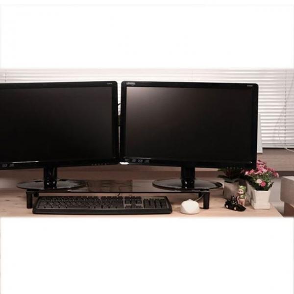 1단 모니터 받침대 모니터 선반 거치대 62X 21cm