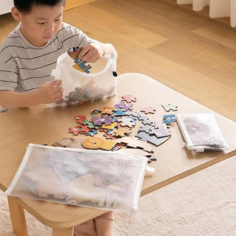 G 망사 파우치(A4 사이즈) 대형