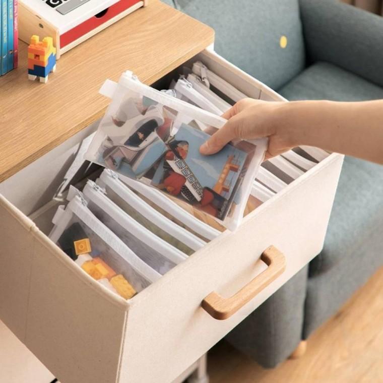 사이즈) 망사 G 파우치(A6 소형