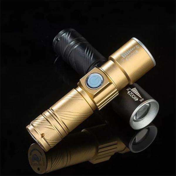 USB 미니 줌 라이트 랜턴 손전등 후레쉬 Q5 아O