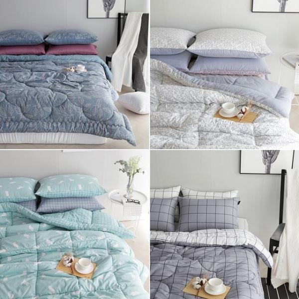 국내산 포근한 차렵이불/침구/간절기이불/기숙사이불S