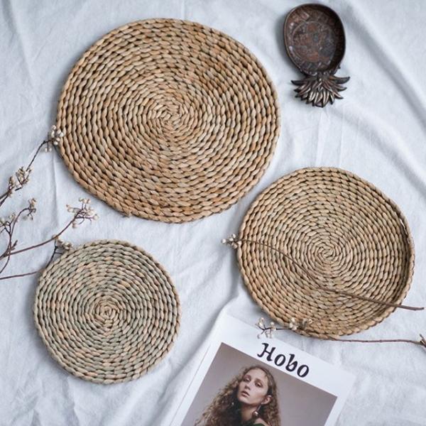 라탄 원형 테이블매트