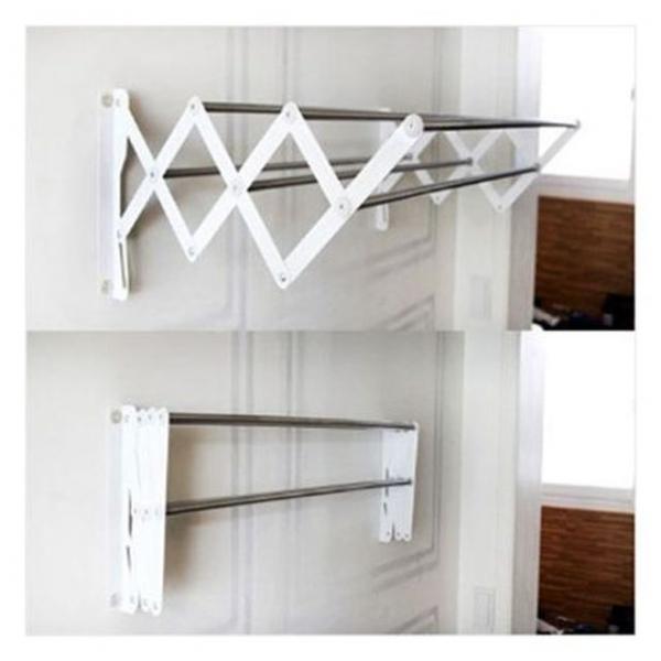 벽부착 건조대 슬라이드 1P 벽부착빨래건조대 벽부