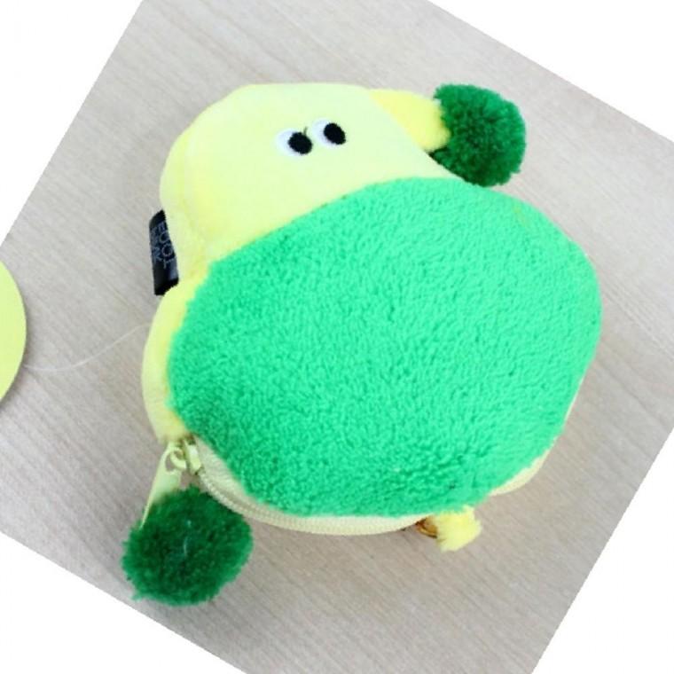 브로콜리 장식 동전 파우치 수납 미니 케이스 키링 (5개세트)