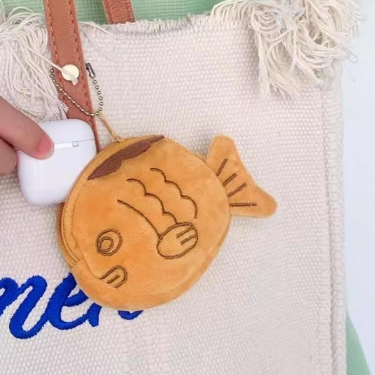 붕어빵 동전지갑 미니 파우치 키링