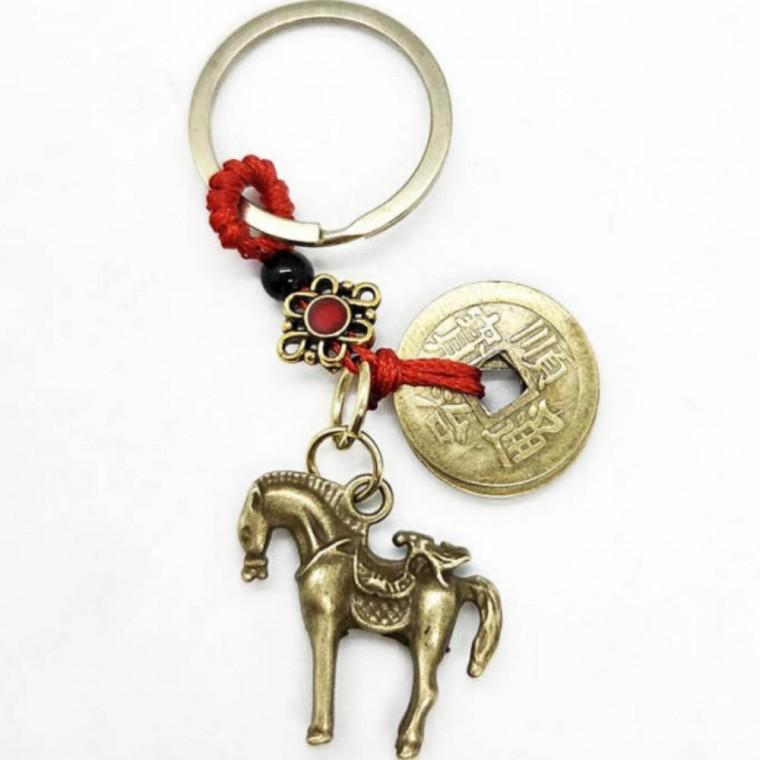 가방고리 파우치 행운 선물 핸드폰 가방 말 열쇠 키링 복 새해 [PB26]