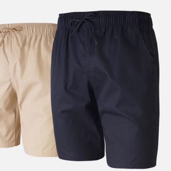 데일리 편안한 베이직 면 반바지