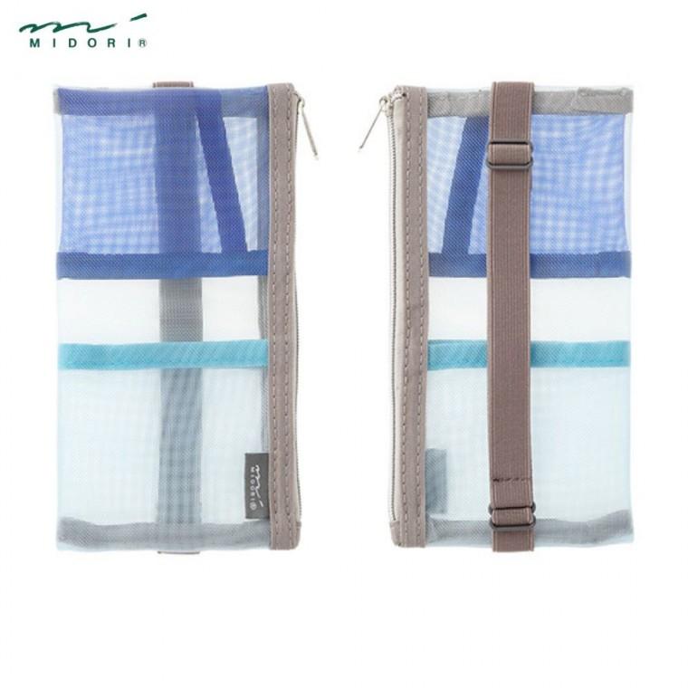 미도리 북밴드 팬케이스 파우치 사무용 일본문구 스카이