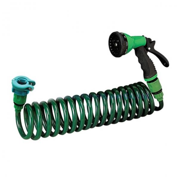 베란다청소 화분 농업호스 세차호스 코일호스 7.5M