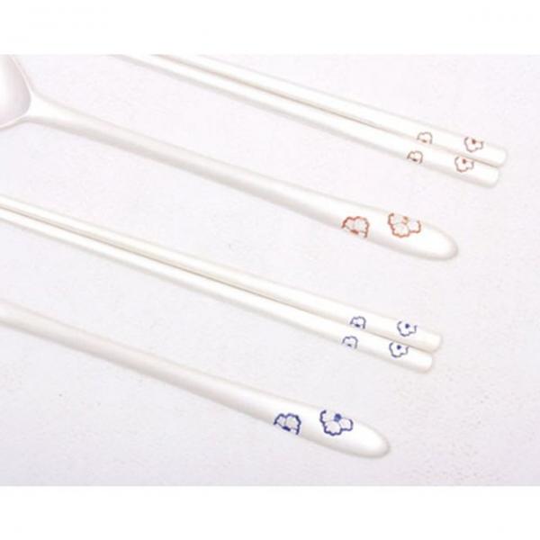 야생화 백동은수저 2벌