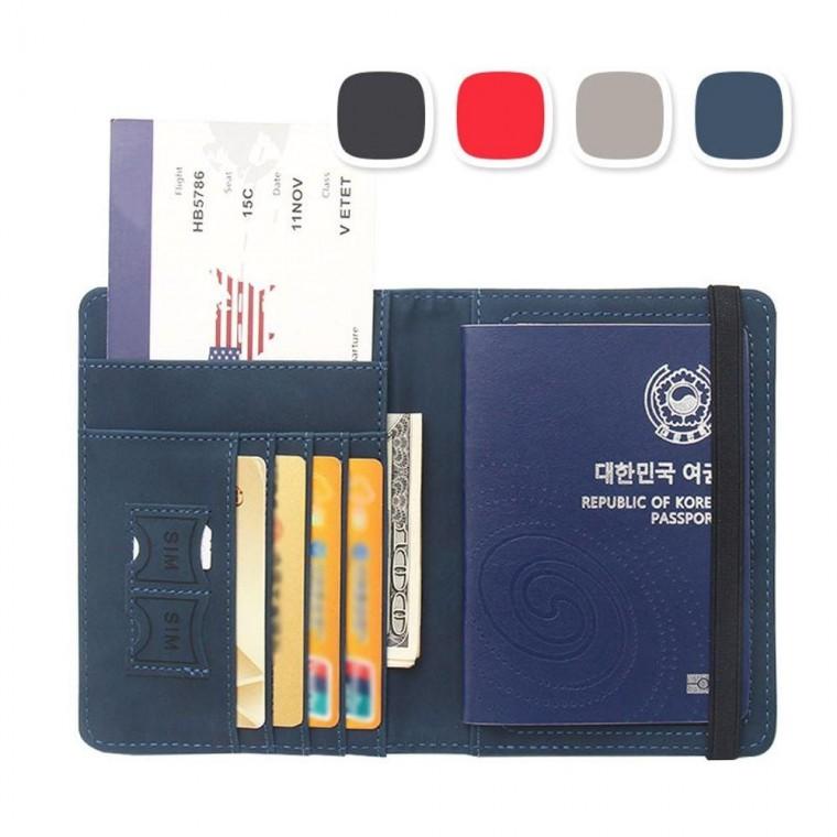 여권케이스 안티스키밍 여권 파우치 지갑 RFID차단