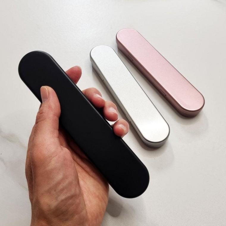 휴대용 철재 브러쉬파우치 케이스 여행용 펜슬 수납