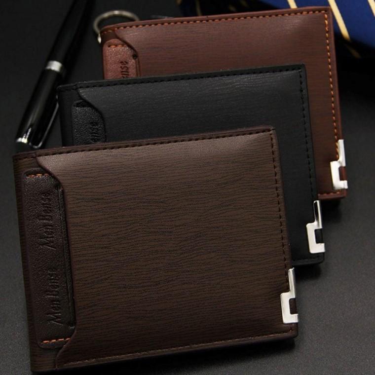 남성 아빠 고급 카드 홀더 파우치 사각 반지갑 지갑