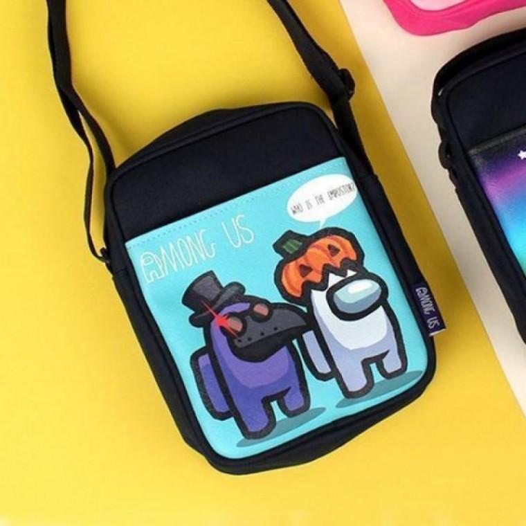 어몽어스 사각 강화형 크로스백형 파우치 할로윈 커플