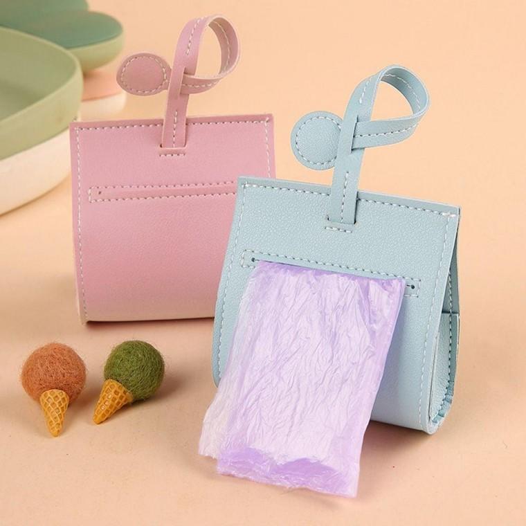 파우치 고양이 강아지 페셔 배변봉투 키링