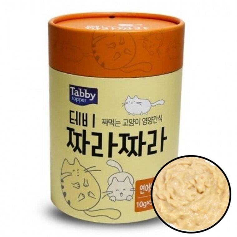 고양이 짜먹는 모던 간식 연어 대구 50개입 1P 파우치 습식