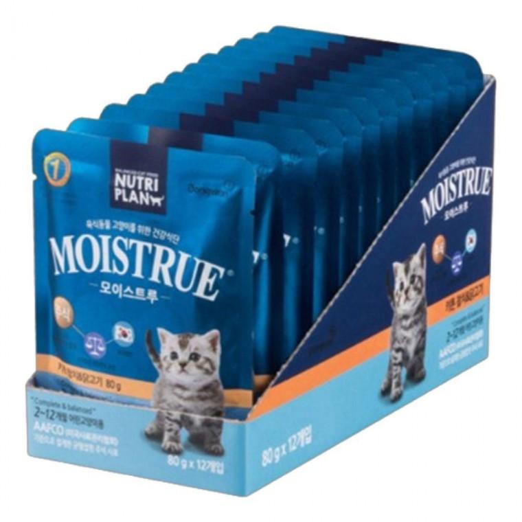 고양이 습식 오리지널 사료 키튼 80g 12P 주식 파우치 영양