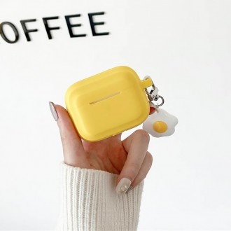 계란 후라이 팬던트 에어팟 프로 2 1 호환 케이스 파우치