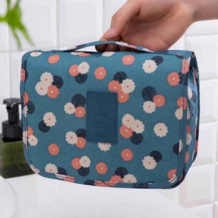 세면백 워시 화장품 정리 파우치 캠핑 플라밍고블루