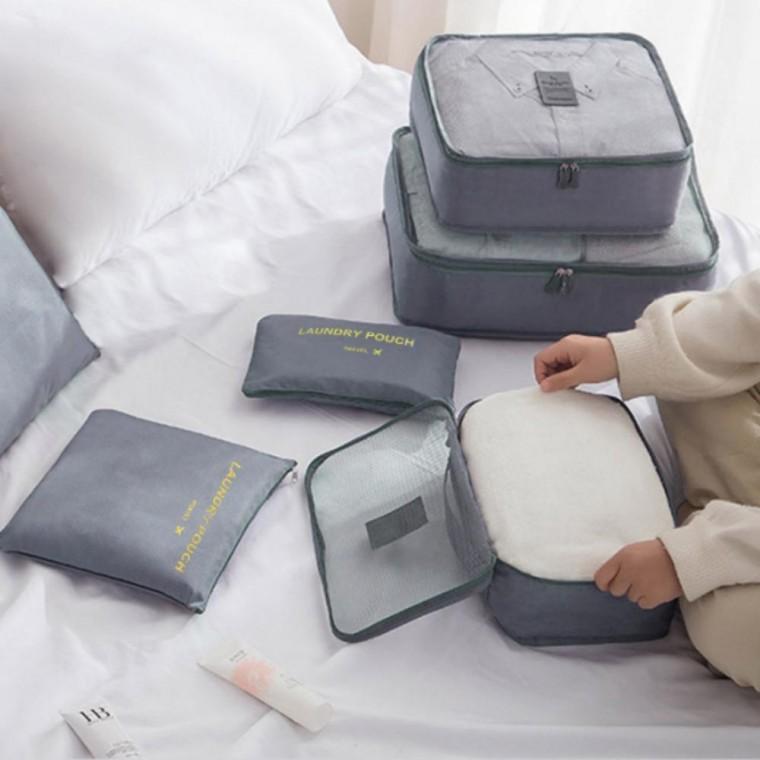 파우치 여행용 세트 보관 수납 편한 가벼운 6종