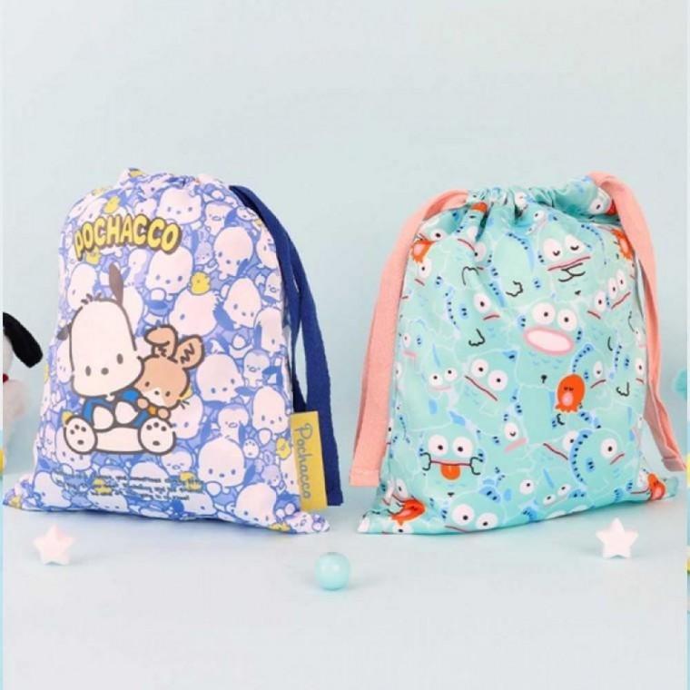 캐릭터 멀티 스트링 패턴 파우치 가방