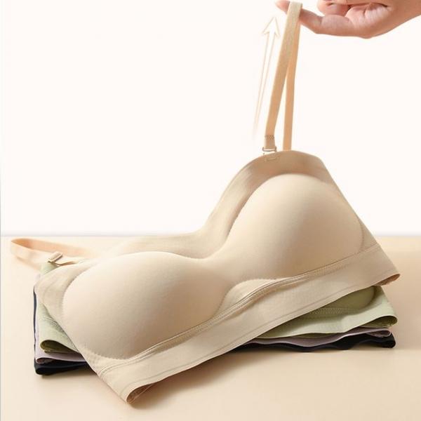 자바쥬 볼륨이지브라탑 오프숄더 심리스 노와이어