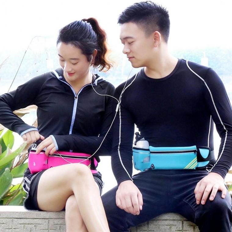 아웃도어 멀티포켓 힙색 러닝벨트 슬링백 허리가방 파우치