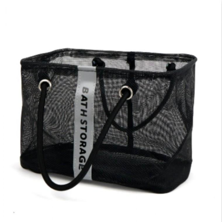 높이20cm 물기 빠지는 수영장 메쉬가방 매쉬가방 수영복 가방 메쉬백 망사가방