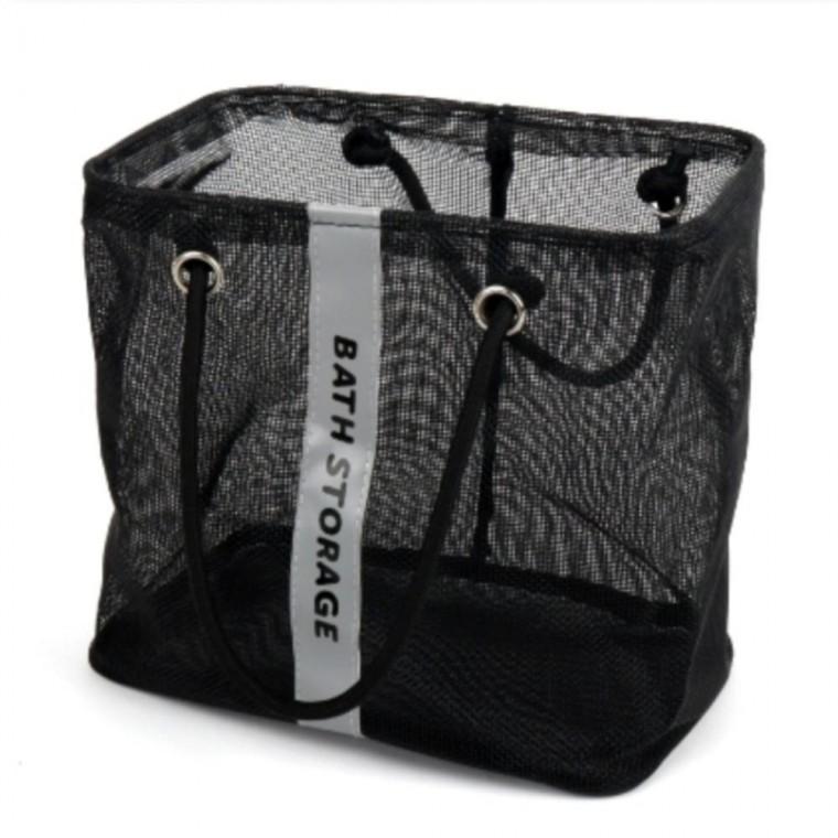 높이25cm 물기 빠지는 수영장 메쉬가방 매쉬가방 수영복 가방 메쉬백 망사가방