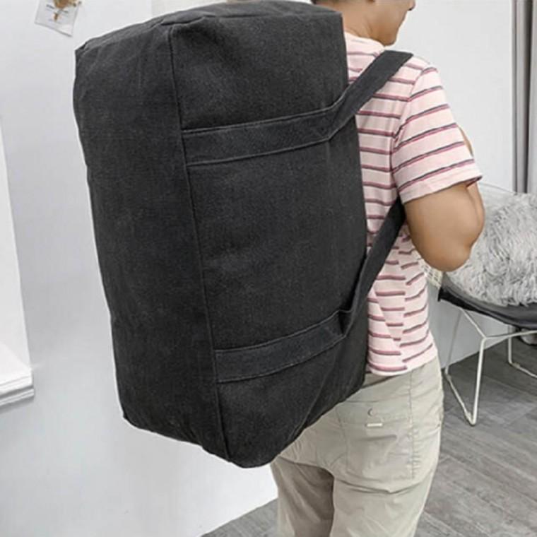 3색 1개 남여공용 캔버스 보스턴백 여행가방 여행용 출장용 큰 가방 보조 짐가방 캠핑