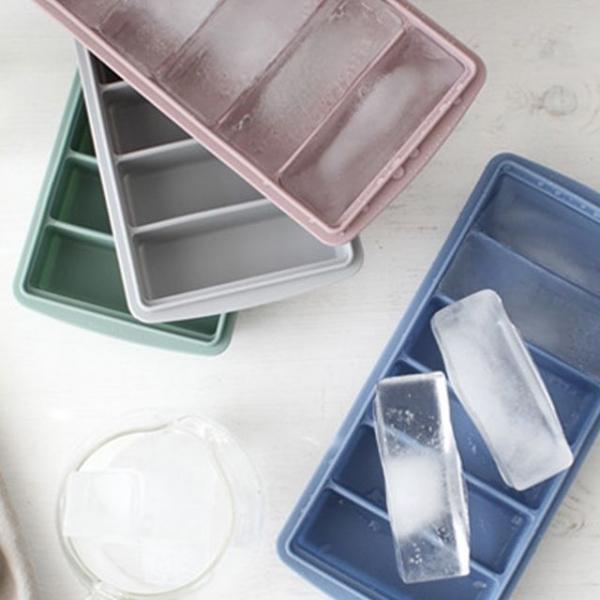 실리콘 막대 아이스 몰드 6구 직사각형 얼음틀 긴얼음