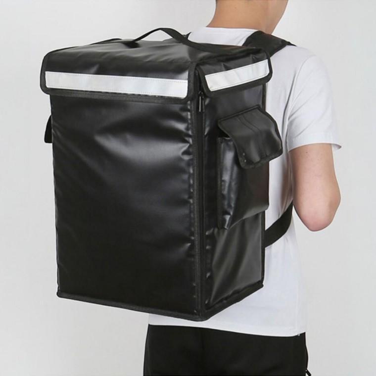 대용량 방수 보온 보냉 배달 백팩 배낭형 58L 가방 오토바이 자전거 탈부착 칸막이 배달가방