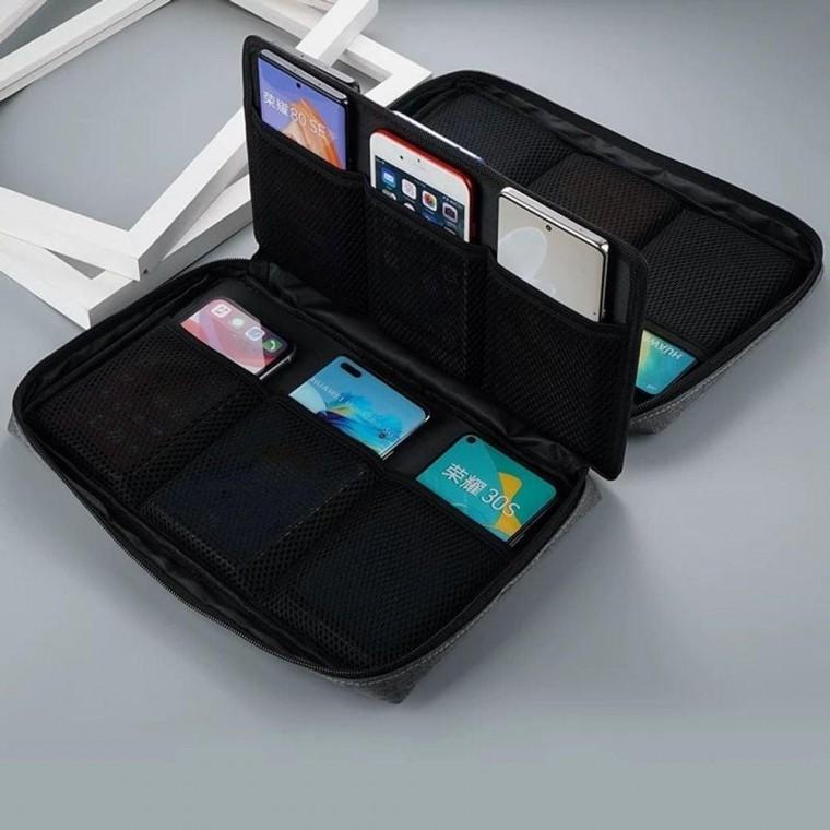 휴대폰 보관 가방 12구 휴대폰 스마트폰 크로스백 수납가방 학교 학원 단체