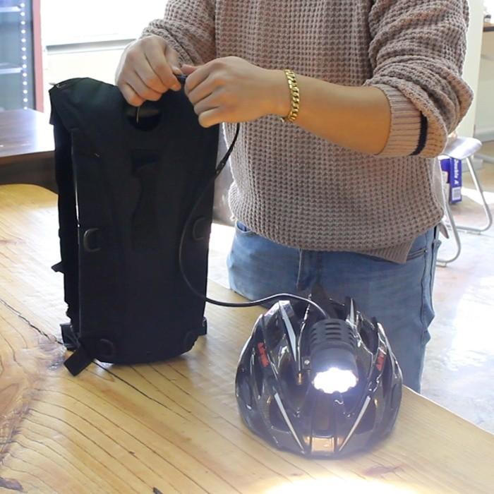 해루질 백팩 배터리가방 장비용 블랙 수납가방