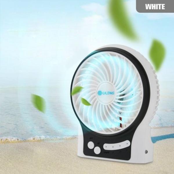 미니 토네이도 USB 선풍기 95mm 팬 화이트